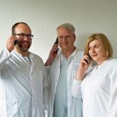 Dr. Stephan Hanschke, Dr. Christoph Hemcke und Karin Rygol